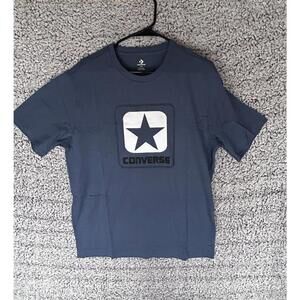 Converse Star Logo Graphic T-Shirt Blue Size XXL NWT